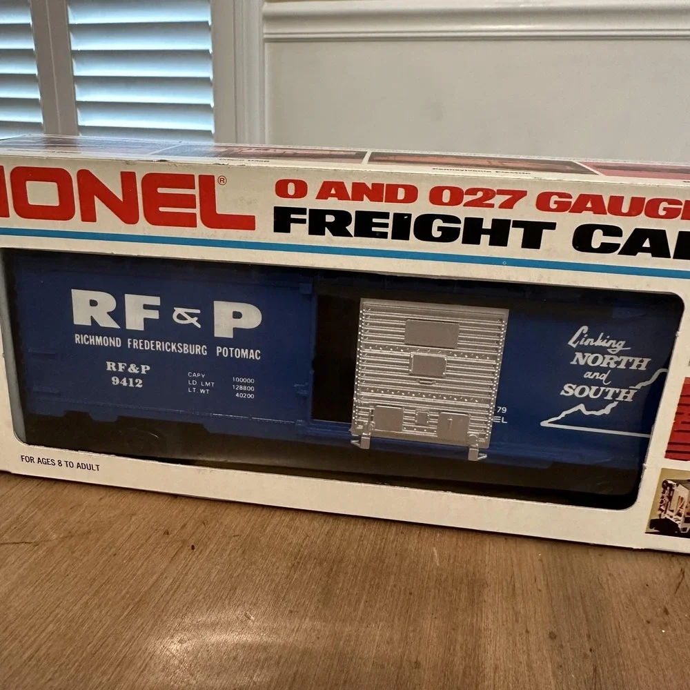 Vintage Lionel RF&P Box Car 6-9412 O 027 Gauge Freight Carrier Richmond Potomac